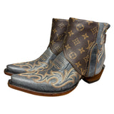 10 Embroidered Blue & Designer Canty Boots®