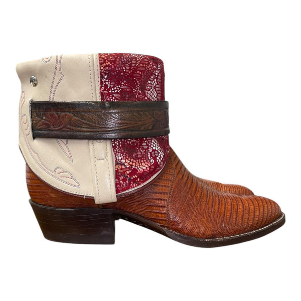 11 Exotic & Red Lace Canty Boots®