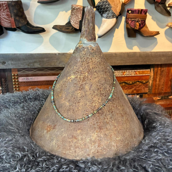 18" Turquoise Bead Necklace