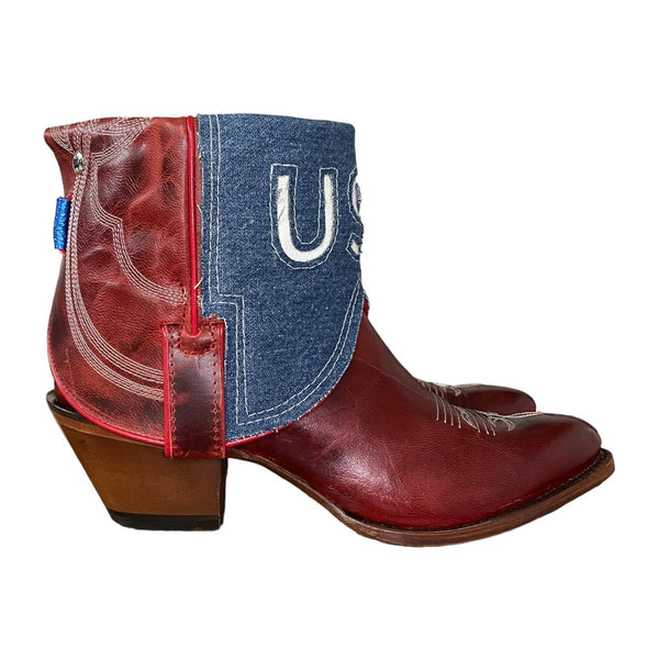 11 Red & Denim Americana Canty Boots® with USA Inlay