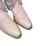 9 Studded Pink & Pastel Wool Canty Boots®