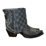 7 Two Toned Black & Designer Canty Boots®
