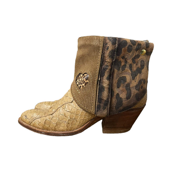 7 Exotic & Corduroy Canty Boots® with Heart Inlay