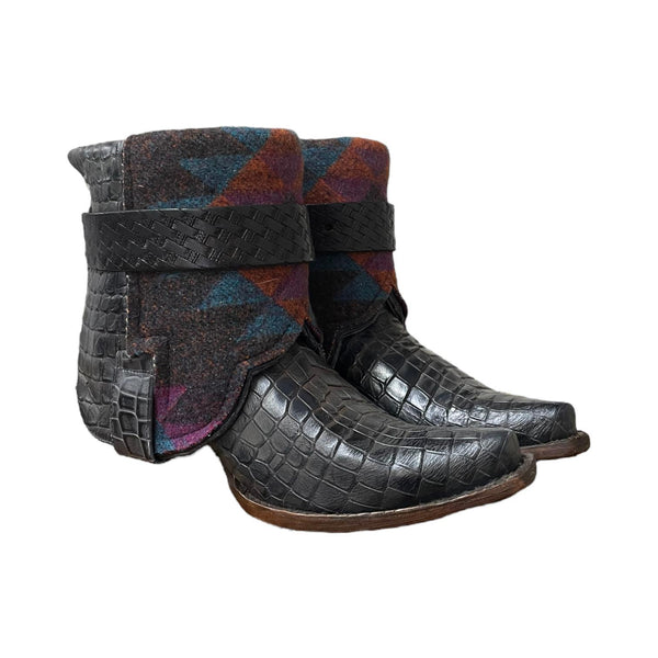 8 Embossed Crocodile & Wool Canty Boots®