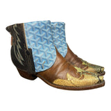 9 Two Toned Brown & Designer Canty Boots®
