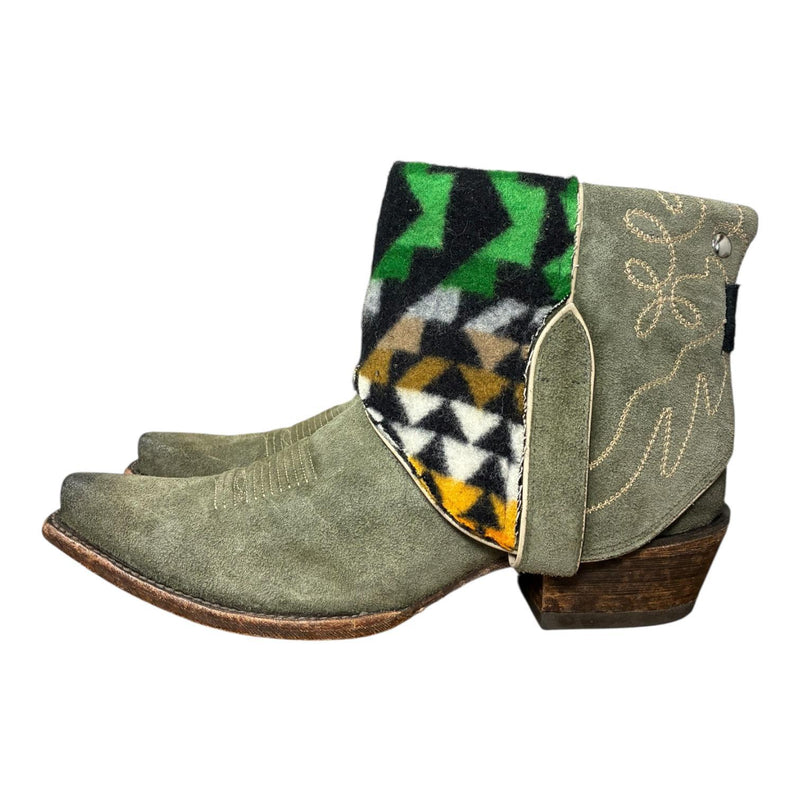 10 Green Rough Out & Wool Canty Boots®