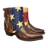 7 Brown & American Flag Canty Boots®