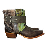 8 Brown & Camo Hair-on Hide Canty Boots®
