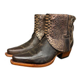 7.5 Brown & Metallic Canty Boots®