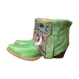7 Neon Green & Rainbow Canty Boots®