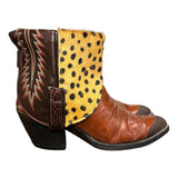 9 Two Toned & Spotted Hair-on Hide Canty Boots®