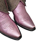 6 Metallic Pink & Crystals Canty Boots®