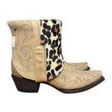 6 Embroidered Tan & Leopard Canty Boots®