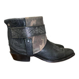 8.5 Black & Camo Leather Canty Boots®