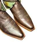 8 Brown & Camo Hair-on Hide Canty Boots®