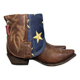 9 Brown & American Flag Canty Boots®