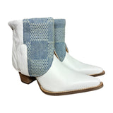 10 White & Designer Denim Stacked Heel Canty Boots®