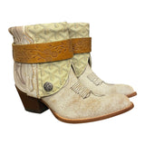 6.5 Marbled White & Designer Canty Boots®
