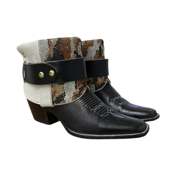6.5 Two Toned Camo Crystals Canty Boots®