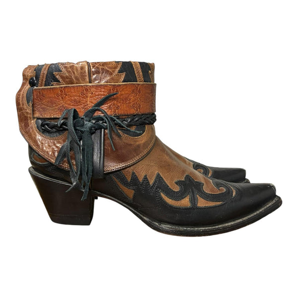9 Tooled Black & Brown Canty Boots®
