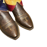 9.5 Dark Brown & American Flag Canty Boots®