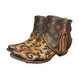 9.5 Tooled & Green with Designer Canty Boots®
