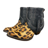 6.5 Leopard & Embroidered Black Canty Boots®
