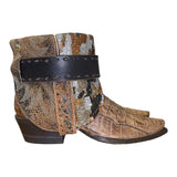 6.5 Embossed Exotic & Rough Out with Camo Crystals Canty Boots®