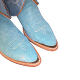 6 Two Toned Rough Out & Designer Denim Canty Boots®