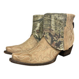 10 Embroidered Tan & Camo Denim Pockets Canty Boots®