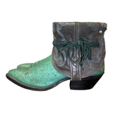 6 Gray & Exotic Teal Canty Boots®