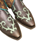 10 Tooled & Designer Canty Boots® with Chalcedony Concho