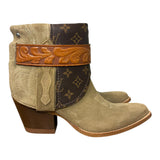 10 Tan Rough Out & Designer Canty Boots®