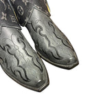9.5 Embroidered Black & Designer Canty Boots®
