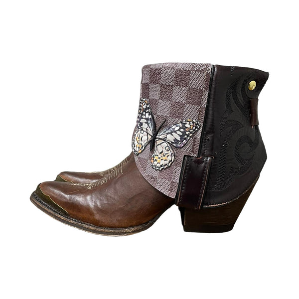 9 Two Toned & Designer with Butterfly Patches Canty Boots®