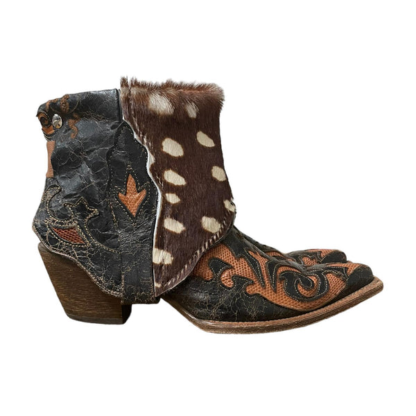 8 Exotic Tooled & Hair-on Hide Canty Boots®