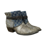 11.5 Gray Exotic & Designer Denim Canty Boots®