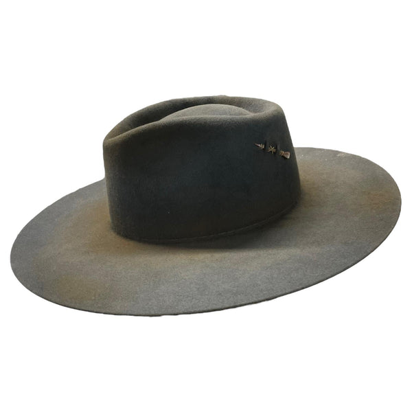 Steel Western Hat - Size 7 1/4