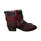 9 Maroon & Multicolor Canty Boots®