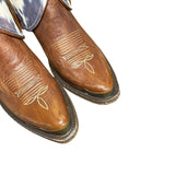 8 Brown & Cowhide Printed Leather Canty Boots®