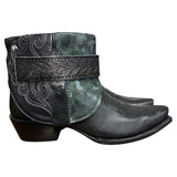 10 Black & Camo Leather Canty Boots®