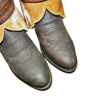 7 Brown & Spotted Hair-on Hide Canty Boots®