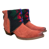 8.5 Red Rough Out & Wool Canty Boots®
