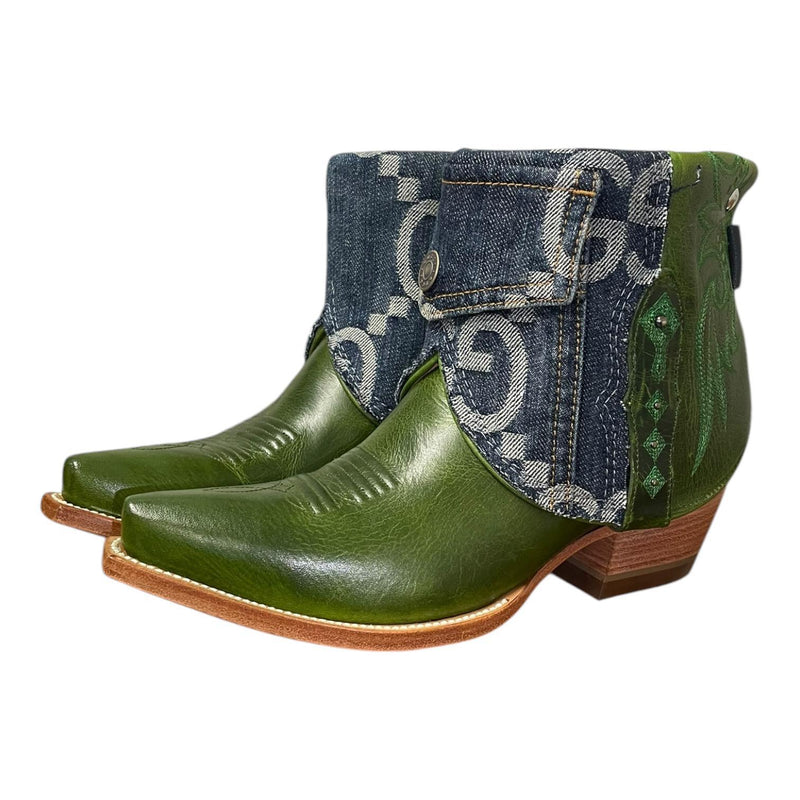 8 Green & Designer Denim Canty Boots®