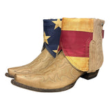 9.5 Embroidered Tan & American Flag Canty Boots®
