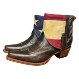 9.5 Dark Brown & American Flag Canty Boots®