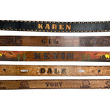 Vintage Name Belts