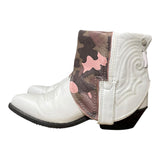 6 White & Pink Camo Canty Boots®