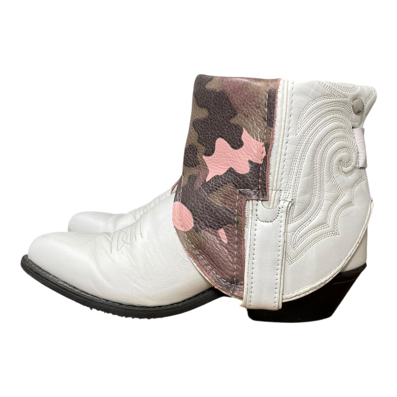 6 White & Pink Camo Canty Boots®