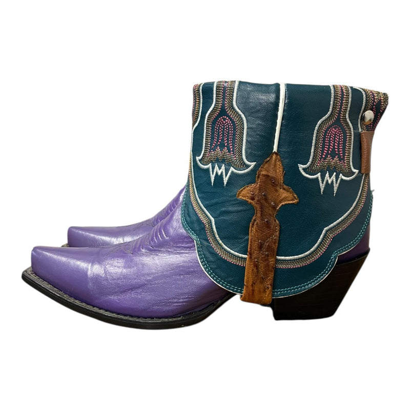 8 Two Toned Embroidered Canty Boots®